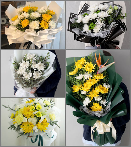 贵州六盘水六枝特区新场乡仓脚村白事花束代送